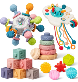 Soft Baby Montessori Toy Set