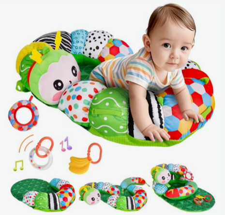 3-in-1 Seated Support Pillow & Tummy Time Mat
