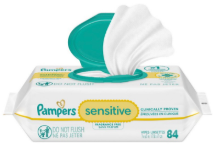 Pampers Sensitive Wipes - 84 Count